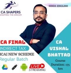 CA Final | Indirect Tax IDT | Regular In-Depth | CA Vishal Bhattad | May 25 & Nov 25