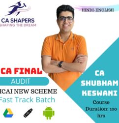 CA Final - Audit Fast Track - CA Shubham Keswani