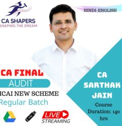 CA Final - Audit Regular - CA Sarthak Jain