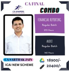 CA Final - FR & Audit Regular Combo - CA Sarthak Jain