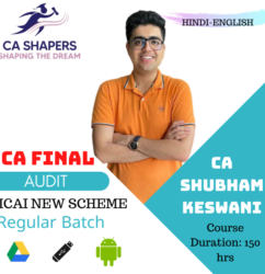 CA Final - Audit Regular - CA Shubham Keswani