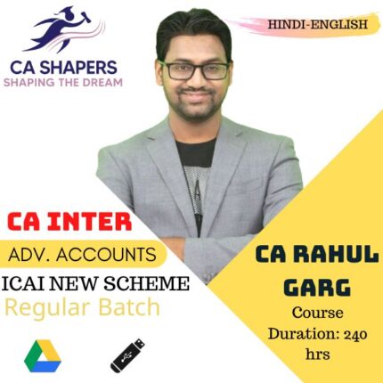 CA Inter - Advance Accounts Regular - CA Rahul Garg