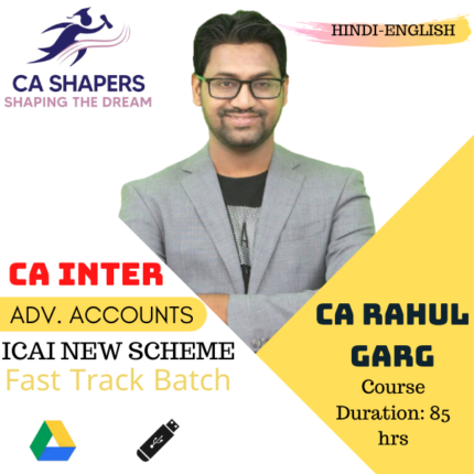 CA Inter - Advance Accounts Fast Track - CA Rahul Garg