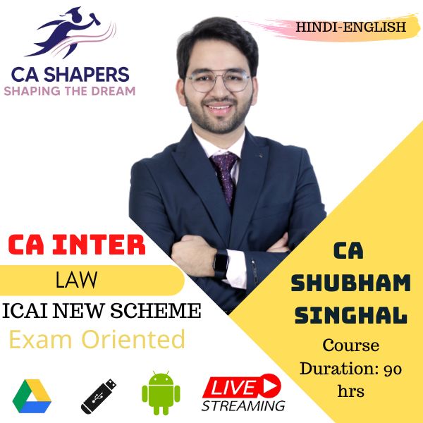 CA Inter - Law Exam Oriented - CA Shubham Singhal