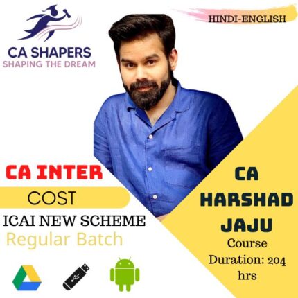 CA Inter - Cost And Management Accounting - CA Harshad Jaju