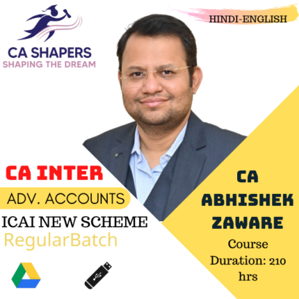 CA Inter - Advance Accounts Regular - CA Abhishek Zaware