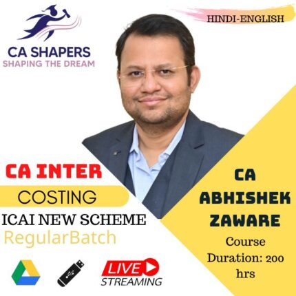 CA Inter - Costing Regular - CA Abhishek Zaware