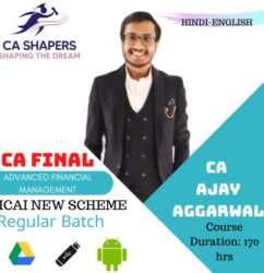 CA Final - ADVANCED FINANCIAL MANAGEMENT REGULAR BATCH - CA AJAY AGGARWAL