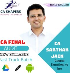 CA Final - Audit Faster Exam Oriented - CA Sarthak Jain