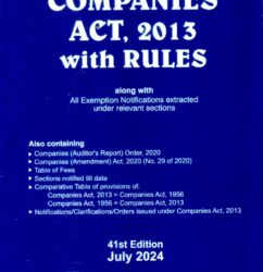 Bharat Law - COMPANIES ACT, 2013 with RULES (Pkt edn.)