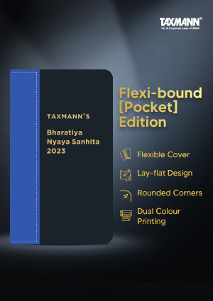 Taxmann's - Bharatiya Nyaya Sanhita 2023 | Flexi-bound [Pocket] Edition