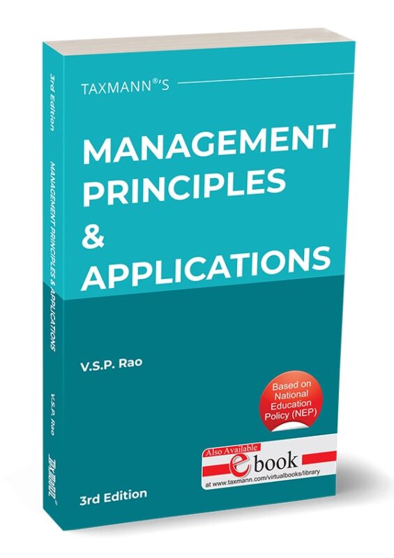 Taxmann's -Management Principles & Applications | UGCF - By V.S.P. Rao