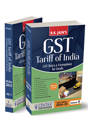 Taxmann's - R.K. Jain's GST Tariff of India | 2024-25 - By R.K. Jain