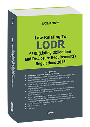 Taxmann's - Law Relating to LODR | SEBI (Listing Obligations and Disclosure Requirements) Regulations 2015