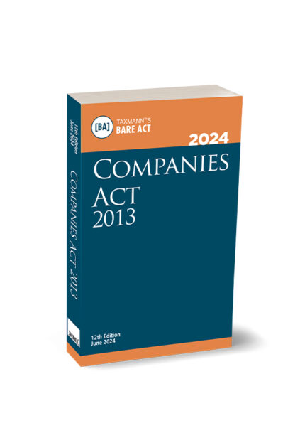 Taxmann's - Companies Act 2013 | POCKET | Bare Act