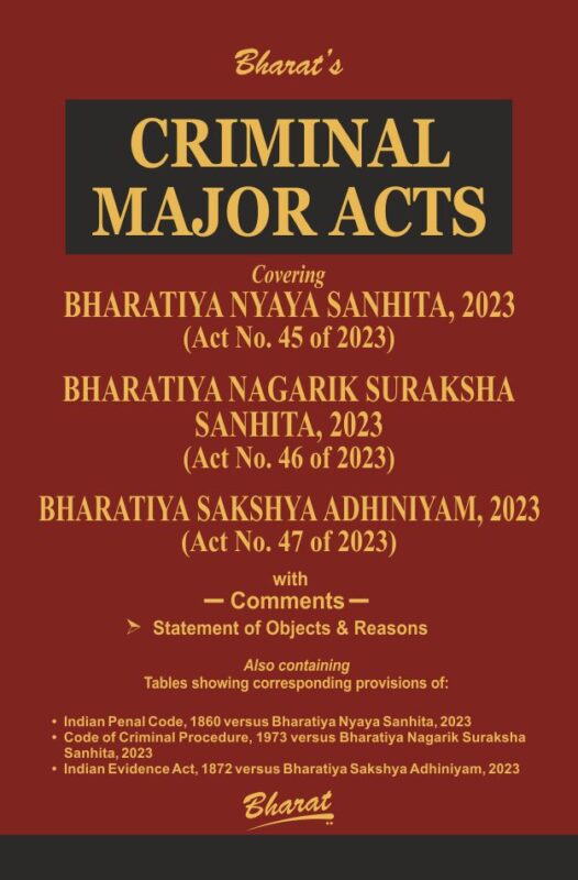 Bharat Law - CRIMINAL MAJOR ACTS