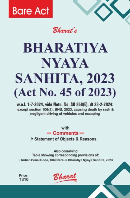 Bharat Law - BHARATIYA NYAYA SANHITA, 2023 (Act No. 45 of 2023)