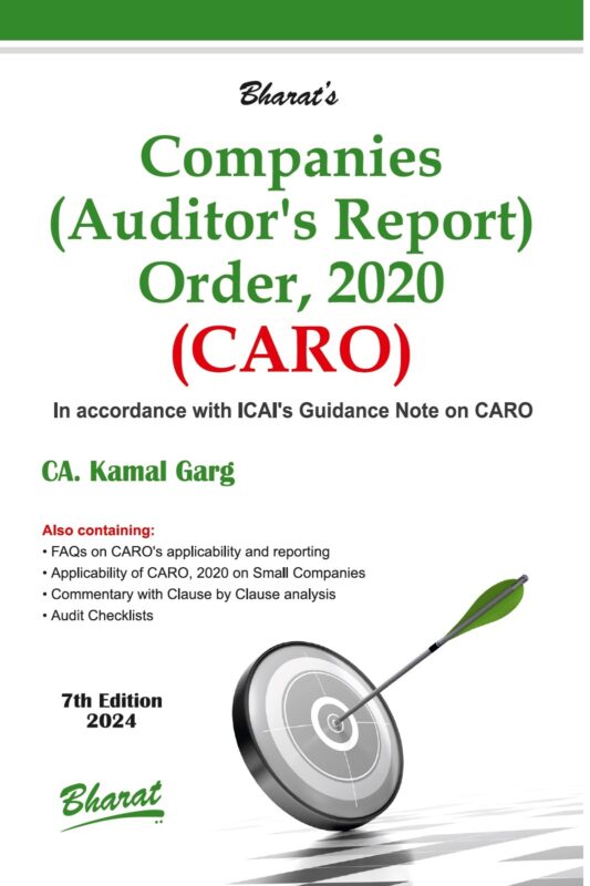 Bharat Law - COMPANIES (AUDITOR’S REPORT) ORDER, 2020 (CARO) - by CA. Kamal Garg