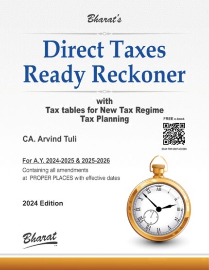 Bharat Law - DIRECT TAXES READY RECKONER - by CA. Arvind Tuli