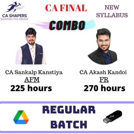 CA Final AFM and FR By CA Sanklap Kanstiya and CA Akash Kandoi