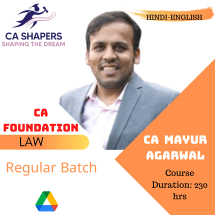 CA Foundation Law By CA Mayur Agarwal