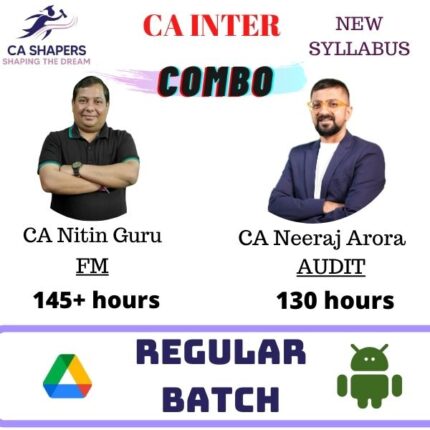 CA Inter FM and Audit combo by Ca Nitin Guru and Ca Neeraj Arora