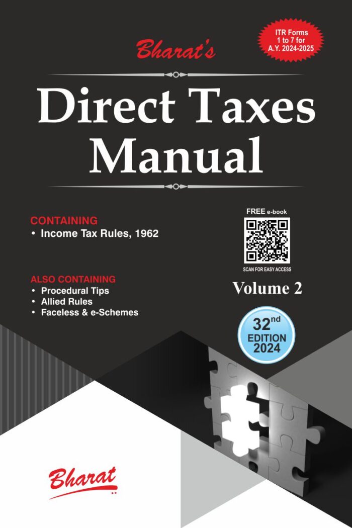 Bharat Law - DIRECT TAXES MANUAL (Vol 2 & 3 Released)