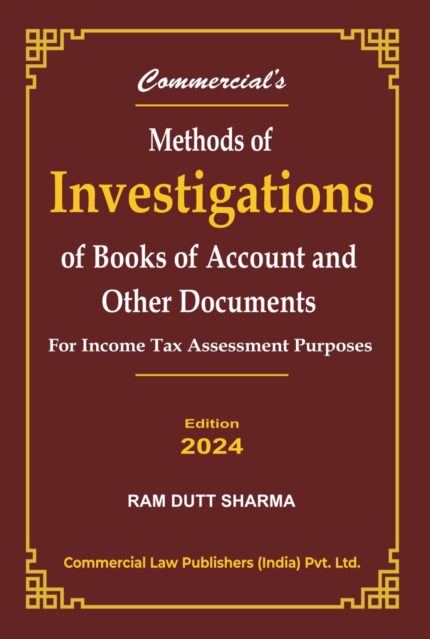 Commercial law Publishers’Methods of Investigations of Books of Accounts and Other Documents