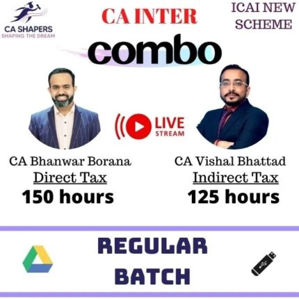 CA Inter - DT IDT Regular Combo - CA Bhanwar Borana CA Vishal Bhattad