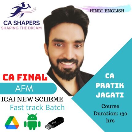 CA Final AFM Fastrack By CA Pratik jagati