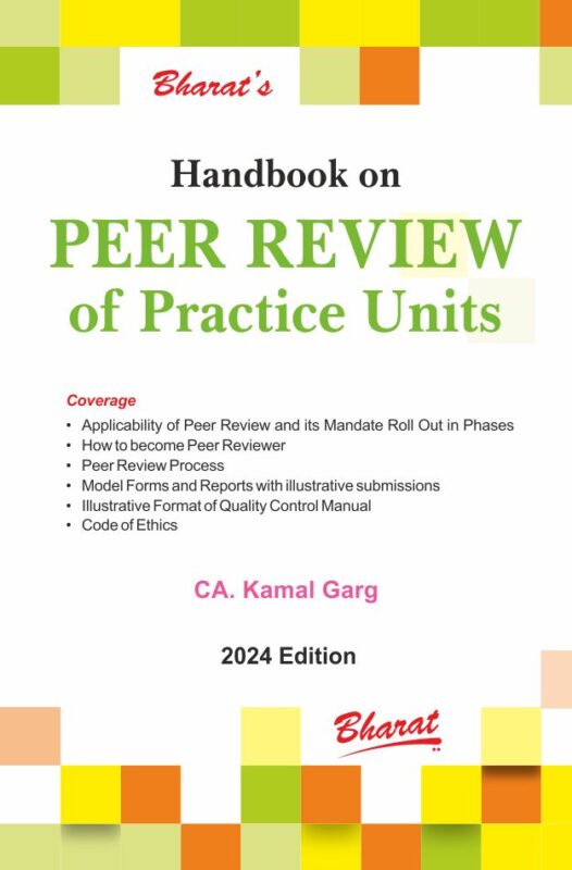 Bharat Law - Handbook on PEER REVIEW of Practice Units - by CA. KAMAL GARG