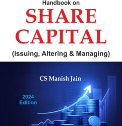 Bharat Law -Handbook on SHARE CAPITAL - by CS MANISH JAIN