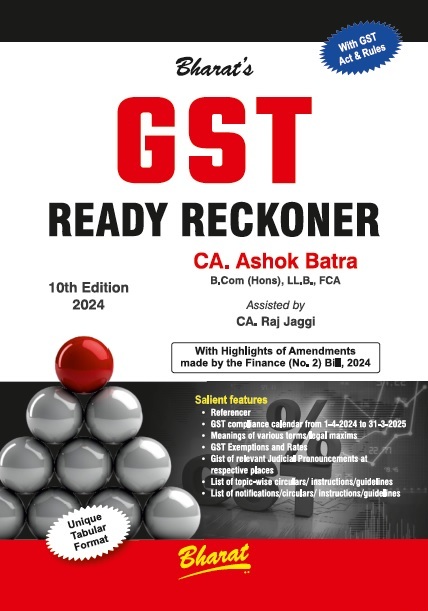 Bharat Law - GST Ready Reckoner -by CA. Ashok Batra