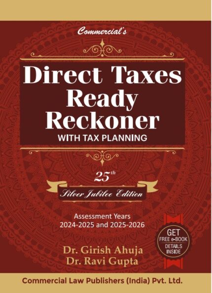 Commercial's Direct Taxes Ready Reckoner with Tax Planning