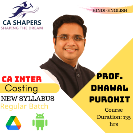 Prof. Dhawal Purohit COSTING