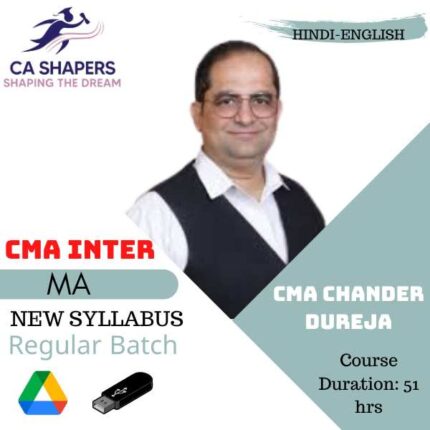 CMA Inter - Management Accounting - CMA Chander Dureja