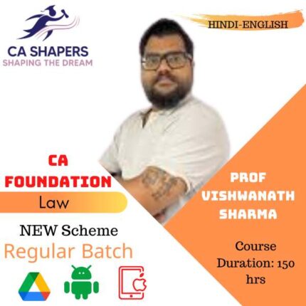 CA Foundation - Business Law - By Prof Vishwanath Sharm