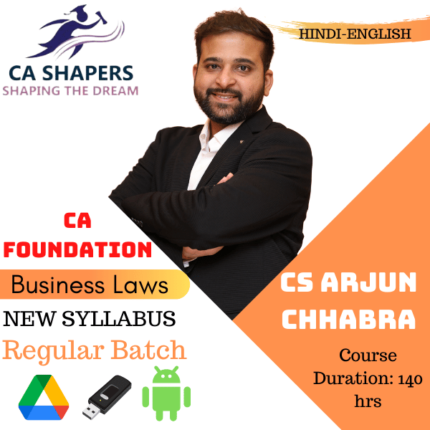 CA Foundation Business Laws By CS Arjun Chhabra