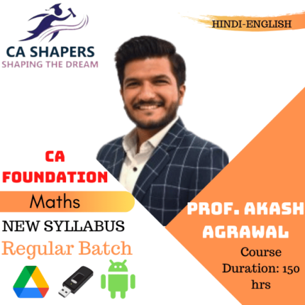 CA Foundation Maths by Prof. Akash Agrawal